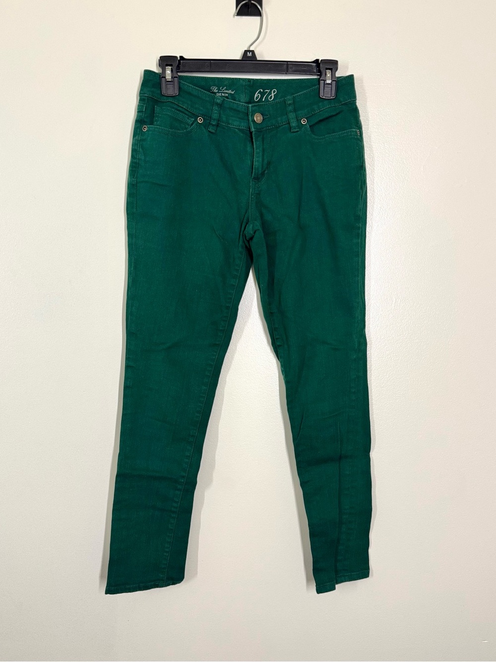 The Limited Denim - 678 Emerald Green Slim Jeans Stretchy Colorful